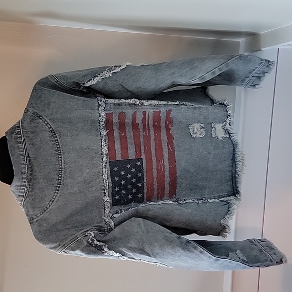 Pol flag denim jacket - Picture 8 of 8